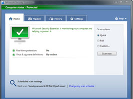   Microsoft Security Essentials