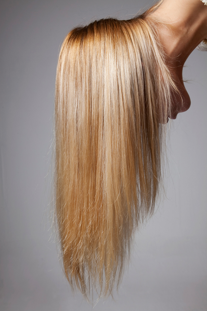 Бесцветное (прозрачное) ламинирование волос, длинные волосы