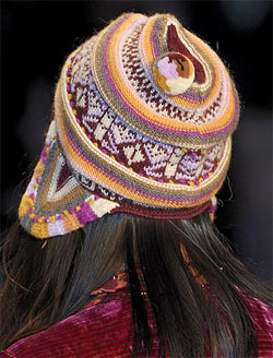 Вязаная шапка Анна Сьюи (Anna Sui) фото